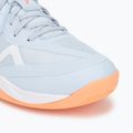 Scarpe da pallavolo donna Mizuno Wave Momentum Pro blue finch/lava orange/flamingo coral 7