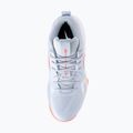 Scarpe da pallavolo donna Mizuno Wave Momentum Pro Mid blue finch/lava orange/flamingo coral 5