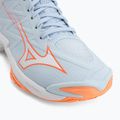 Scarpe da pallavolo donna Mizuno Wave Lightning Elite Mid blue finch/whitelava orange 7