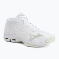 Scarpe da pallavolo donna Mizuno Wave Lightning Pro Mid white/aqua gray/ambrosia