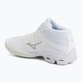 Scarpe da pallavolo donna Mizuno Wave Lightning Pro Mid white/aqua gray/ambrosia 3