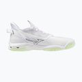Scarpe da pallamano donna Mizuno Wave Mirage 5 white/balsam green 2
