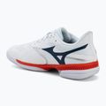 Scarpe da tennis uomo Mizuno Wave Exceed Court AC white/insignia blue/orange 3