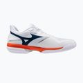 Scarpe da tennis uomo Mizuno Wave Exceed Court AC white/insignia blue/orange 2