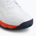 Scarpe da tennis uomo Mizuno Wave Enforce Court 2 AC white/insignia blue/orange 7