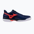 Scarpe da tennis uomo Mizuno Wave Exceed Court CC beacon blue/lava orange/white 2