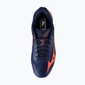 Scarpe da tennis uomo Mizuno Wave Exceed Court CC beacon blue/lava orange/white 5