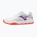Scarpe da tennis donna Mizuno Wave Enforce Court 2 CC white/dahlia/sunstone