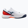 Scarpe da tennis uomo Mizuno Neo Ace CC white/insignia blue/orange 2