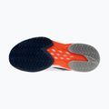 Scarpe da tennis uomo Mizuno Neo Ace CC white/insignia blue/orange 4
