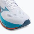 Scarpe da corsa uomo Mizuno Wave Rider 30 white/blue jewel/orange 7