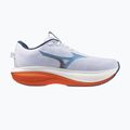 Scarpe da corsa uomo Mizuno Wave Rider 30 white/blue jewel/orange 2