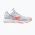 Scarpe da pallavolo donna Mizuno Wave Luminous Elite blue finch/lava orange/flamingo coral
