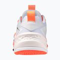 Scarpe da pallamano Mizuno Wave Stealth Neo 2.1 white/black/flamingo coral 3