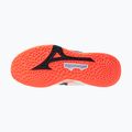Scarpe da pallamano Mizuno Wave Stealth Neo 2.1 white/black/flamingo coral 4