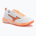 Scarpe da pallamano Mizuno Wave Stealth Elite white/lava orange