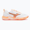 Scarpe da pallamano Mizuno Wave Stealth Elite white/lava orange 2