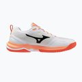 Scarpe da pallamano Mizuno Wave Stealth Elite white/lava orange 2