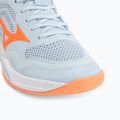 Scarpe da pallamano donna Mizuno Wave Stealth Pro blue finch/lava orange 7