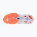 Scarpe da pallavolo donna Mizuno Wave Lightning Pro blue finch/lava orange/flamingo coral 4