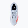 Scarpe da pallavolo donna Mizuno Wave Lightning Pro blue finch/lava orange/flamingo coral 5