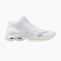 Scarpe da pallavolo donna Mizuno Wave Lightning Pro Mid white/aqua gray/ambrosia