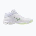 Scarpe da pallavolo donna Mizuno Wave Lightning Pro Mid white/aqua gray/ambrosia 2