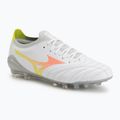 Scarpe da calcio Mizuno Morelia Neo V β Pro AG white/lava orange/evening primrose