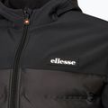 Giacca isolata Ellesse Jellico Fz da uomo nero 3