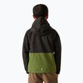 REGATTA Hanleigh II giacca antipioggia per bambini nero/verde nefrite/verde verde oliva 3