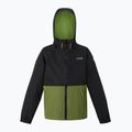 REGATTA Hanleigh II giacca antipioggia per bambini nero/verde nefrite/verde verde oliva 7