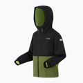 REGATTA Hanleigh II giacca antipioggia per bambini nero/verde nefrite/verde verde oliva 9