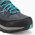 Stivali da trekking da donna REGATTA Samaris III Low seal grigio/turchese 7