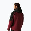 Giacca 3 in 1 da uomo REGATTA Wentwood dark maroon/black 3