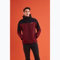 Giacca 3 in 1 da uomo REGATTA Wentwood dark maroon/black 15