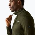 Felpa trekking da uomo REGATTA Hillden Midlayer dark khaki 4