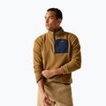 Pile uomo REGATTA Frankie Half Zip rich tan/navy