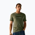 T-shirt da uomo Regatta ClineIX dark khaki mountain reflect