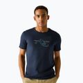 T-shirt da uomo REGATTA ClineIX navy mountain lines