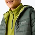 Piumino bambino REGATTA Hooded Marizion dark forest green/wild lime 10