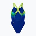Costume da bagno intero bambino Speedo Digital Placement Powerback night watch/citrus green 2