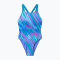 Costume da bagno intero bambino Speedo Allover Pwerbackback moonlight lavender/hyper teal