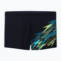 Boxer da bagno uomo Speedo Medley Logo Aquashort anthracite/hyper teal