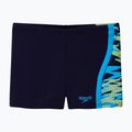Costume da bagno boxer da bambino Speedo Hyperboom Splice Aquashort anthracite/hyper teal