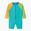 Costume da bagno intero bambino Speedo Colorblock Zip LS aqua breeze