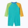 Costume da bagno intero bambino Speedo Colorblock Zip LS aqua breeze 2