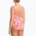Costume da bagno intero donna Nike V-Neck desert pink 2