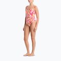 Costume da bagno intero donna Nike V-Neck desert pink 3