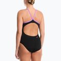 Costume da bagno intero donna Nike Hydrastrong Logo Gra jet black 3