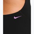 Costume da bagno intero donna Nike Hydrastrong Logo Gra jet black 5